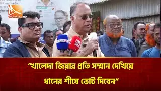 খালেদা জিয়ার প্রতি সম্মান দেখিয়ে ধানের শীষে ভোট দিবেন : ইকবাল হাসান মাহমুদ টুকু | Mohona TV