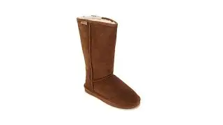 BEARPAW Emma Tall Suede, Sheepskin and Wool Boot
