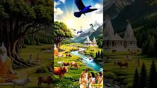 सतयुग 😍 #Satyug #GoldenAge #HinduMythology #DivineEra #TruthEra  #PeacefulWorld #HinduCulture