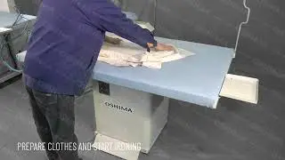 Industrial Ironing Board with Suction  with Built-in Steam Boiler