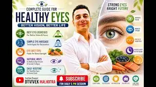 Dt Vivek Malhotra is live on eyesight & eyes health