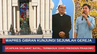 🔴 LIVE Trijaya I  Pastikan Ibadah Natal Lancar, Wapres Gibran Kunjungi Beberapa Gereja di Sulut