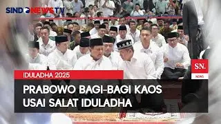 Prabowo Subianto Salat Iduladha Didampingi Seskab Teddy | Sindo Sore | 06/06