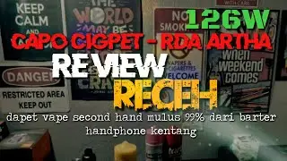 Review Vape Second Hand CAPO CIGPET 126W (Barter Dengan Handphone Kentang) #unik #vape #review #diy