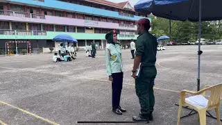 Ujian Penilaian Kawad Kaki Kursus Kenaikan Pangkat Sarjan TKRS