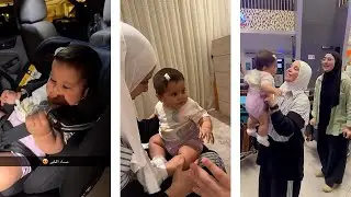 أجمل لحظة ❤️ | راية تستقبل العيلة في المطار