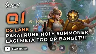 QI DS LANE PAKAI RUNE INI SAKIT BANGET! GAK BAKAL KALAH LANE!!!| AoV | 傳說對決 | RoV | Liên Quân Mobile