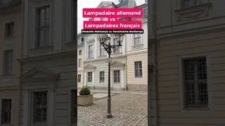 Lampadaire fran&ccedil;ais vs allemand 🇫🇷🇩🇪 #lampadaire #shorts #humour