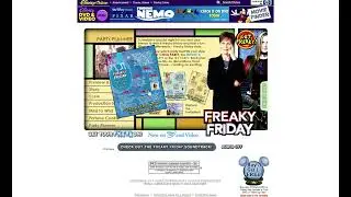 Freaky Friday Flash Website in 2003
