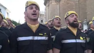 La UME participa por primera vez en la Semana Santa de Sevilla