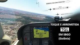 Realizando TGL ( TOQUE E ARREMETIDA ) no MSFS 2020 em SBGO - Goi&acirc;nia | C172 | IVAO