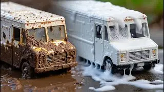 🔥😱 Super Satisfying Muddy Bus Cleaning | ASMR Deep Cleaning & Dirty Food Truck Car Restoration 🧼✨