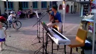 Kunsttreff am Marktbrunnen Opening Act von Kevin Benz