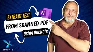 #efficiency365 Извлечение текста из отсканированного PDF-файла с помощью #onenote бесплатно | Efficiency 365