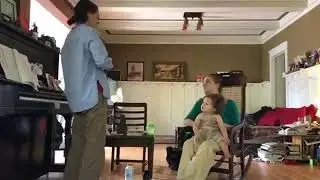 Fiona Apple and Maude Maggart - working out the harmonies on Newspaper