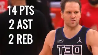 Bojan Bogdanovic Shines Despite Pistons' Tough Loss | Pistons vs. Rockets Highlights