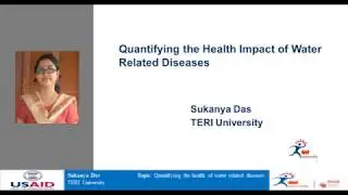 Quantifying the Health Impact of Water related Diseases by Sukanya Das