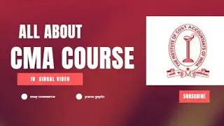 Certified management Accountant full details in a video#cma #cmainter