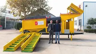 SLK-MGT20 Gold Trommel Wash Plant for Ethiopia