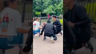 Double prank krdiya 😂 #reaction #girls #public #shortsviral