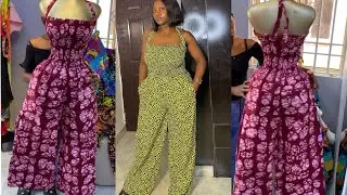 Comment r&eacute;aliser une combinaison maxi fronc&eacute;e &agrave; col halter / Tutoriel mode facile