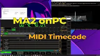 MA2onPC  MIDI Timecodeのやり方【照明】