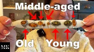 Did you know that AMBER STONE has an age? || Amber silver ring collection | gem jewelry collection