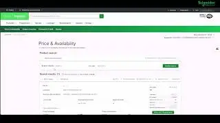 Price and availability and Order Management overview | mySchneider | Schneider Electric