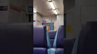 Ночная атмосфера электропоезда ЭТ2М-117 (вагон ЭТ2М-11701)