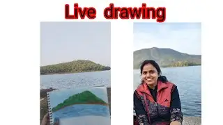 #maithan dam #drawing #water #livedrawing #trending #picnic#art #painting #viralvideo