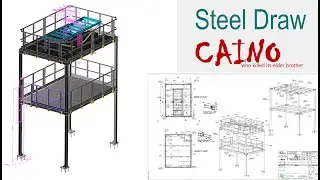 Steel Draw: eseguire i disegni di montaggio di strutture in acciaio
