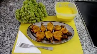 Romanescu Rebozado. Las Recetas del Hortelano
