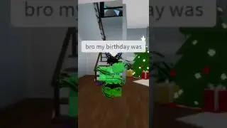 When you go downstairs on your birthday in Roblox Brookhaven.. Revenge ending (Funny moments)