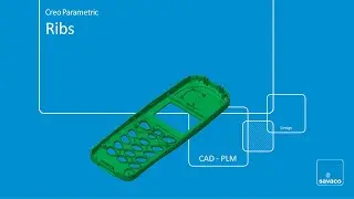 Ribben creëren in Creo Parametric