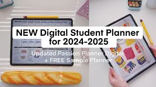 NEW Digital Student Planner for 2024-2025 | Updated Passion Planner Digital + FREE Sample Planner