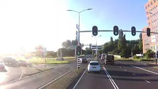 truck drive Delft to Rotterdam the Netherlands. #matgraaft #truck #netherlands  #truckvideo #road