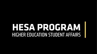 Higher Education Student Affairs Program