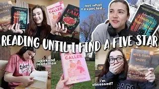 i can't stop reading until i find a FIVE STAR book 🤯 [reading vlog feat NEW releases]