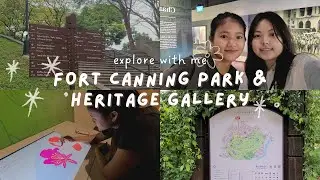 Brunch and Fort Canning Heritage Gallery (a vlog)