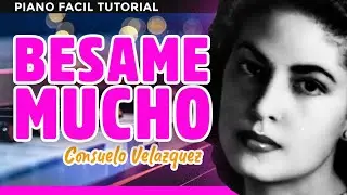 🎹 Como tocar BESAME MUCHO Melodía y Acordes 🎼 Partitura DISPONIBLE