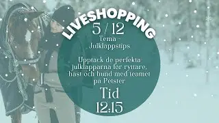 Liveshopping med Petster 5/12 - Julklappstips