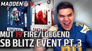 Super Bowl Blitz Pt. 3 - FIRE Fantasy/ Legends Packs | Madden 19