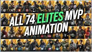 ALL 74 ELITE SKINS MVP ANIMATIONS & Paragon Elites - OPERATION TENFOLD PURSUIT