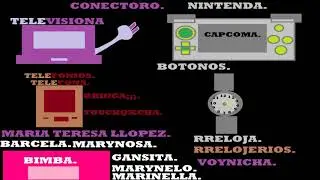 TELEVISIONA VS TELEFONIOS TELEFONA VS NINTENDA BOTONOS VS RRELOJA RRELOJERIOS VS BIMBA-OCO