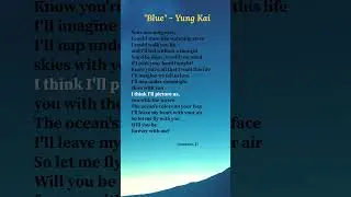 Blue lyrics - Yung Kai #lyrics #blue #yungkai #trending #song
