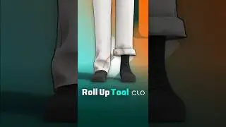 Roll up Tool in #clo3d #marvelousdesigner #academycenter