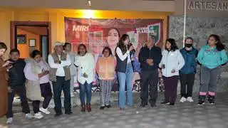 Entrega de una alarma en Tizatlán