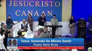 Pastor: Rene Rivas  Tema: Teniendo Un Mismo Sentir  Texto: Romanos 15:5