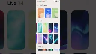 😱😱😱how to set touch wallpeper on home screen...