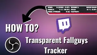 How to remove the gray boarder on the FallGuys Stat Tracker